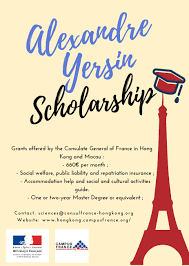 Maybe you would like to learn more about one of these? Excellence Scholarship Alexandre Yersin Call For Applications Consulat General De France A Hong Kong Et Macao