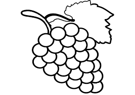 Grapes coloring page that you can customize and print for kids. Grape Brush Razukraski Com