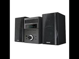 Sharp Xl Bh250 Micro Shelf Executive Speaker System Youtube