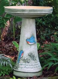 Bird Bath Bowl Only Ceramic Pedestal Birdbath Hand Painted Blue Bird Ceramic Bird Bath Ceramic Birds Birds