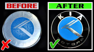 Some of them are transparent (.png). Kia Spectra Cara Repair Sendiri Emblem Kereta Yang Dah Usang Kembali Baru Youtube