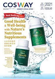 It is based on currently available data and is believed to be representative of the product under specific conditions. Cosway April 2021 Promotion Catalogue 20 March 2021 30 April 2021