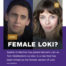 Sophia Di Martino could be playing Lady Loki, Enchantress, or another  character from Marvel Comics.