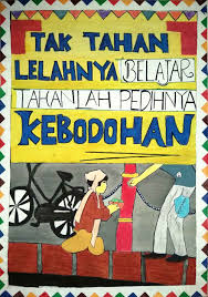 Andi sangat senang menggunakan baju berwarna putih persamaan kata dalam kalimat menggunakan adalah…? 15 Contoh Poster Pendidikan Menarik Dan Mudah Digambar Seni Budayaku