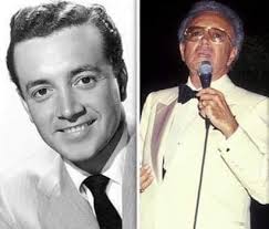 A nice old picture of Vic Damone with a picture of him singing in Florida  in the 90's. Frank Sinatra once said, “Damone had the best pipes in the  business.” Ol' Blue