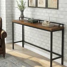 Without knowing more about your space, i cannot add any more information. Living Room Console Table Behind Sofa Couch Rectangular Brown Home Bar Pub Table Ebay