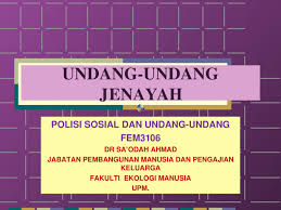 Kebiasaannya orang ramai akan menganggap bahawa tindakan perlakuan sesuatu jenayah itu akan lebih. Undang Undang Jenayah Ppt Powerpoint