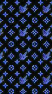 Browse among the latest trends in fashion, find the best items to your taste. Butterfly Louis Vuitton Blue Wallpaper Iphone Iphone Background Wallpaper Butterfly Wallpaper