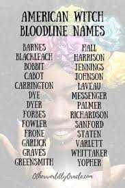 Sampson was considered to have healing powers and acted as a midwife. Witch Bloodline Names Database American Witches Writing Inspiration Book Writing Tips Names