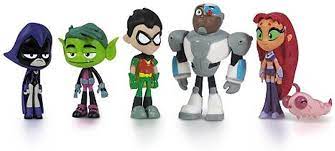 Amazon.com: Teen Titans Go Figura de acción de los Jóvenes Titanes (Paquete  de 6), 2 pulgadas : Juguetes y Juegos