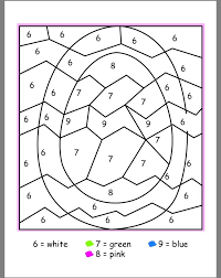 Free happy easter coloring page printable. Easter Color By Numbers Best Coloring Pages For Kids