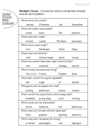 negation negative activities and worksheets free language stuff