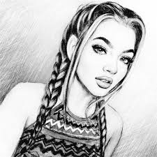 Coloriage ado dessin anime fille dessin gratuit a imprimer. Epingle Par Elin Sur Raw Sketches Dessin Fille Fille Noir Et Blanc Dessin
