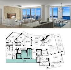 Virage Bayshore South Tampa Eclipse Penthouse Apartment Floor Plans Dream House Plans Luxury Penthouse
