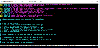 Using git rebase in standard mode will take the commits in the current working branch automatically and it applies it to the head of the passed in this section of the article, we will discuss a git rebase example which will help you understand how a rebase function is used in the real development world. Interactive Rebase Cleaning Up Commits Dev Documentation