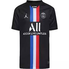 Jedoch mit einer aktion gegen ihren trikotsponsor nike. Nike Paris Saint Germain Jordan 19 20 4th Trikot Kinder Black White Im Online Shop Von Sportscheck Kaufen