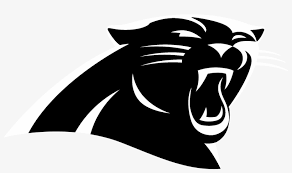 The panthers compete in the national foo. Panther Drawing Logo Carolina Panthers Logo Black And White Free Transparent Png Download Pngkey