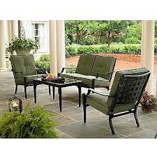 Jaclyn Smith Today Avondale 4 Pc Seating Set Kmart Item 028w025658760001 Model A014q6 Patio Furniture Sets Outdoor Furniture Sets Outdoor Patio Furniture