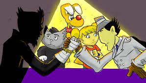 Claw was a human detective who was the victim of an explosion, and as a result presumed dead. Inspector Gadget Vs Dr Claw Arm Wrestling By Robertamaya On Deviantart