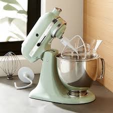 Kitchenaid Ksm150pspt Artisan Pistachio Stand Mixe Reviews Crate And Barrel In 2020 Kitchenaid Artisan Kitchen Aid Kitchenaid Artisan Stand Mixer