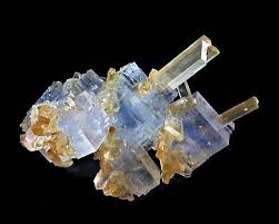 Gypsum With Halite Crystals And Gemstones Minerals And Gemstones Crystals