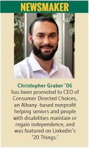 CEO Christopher Graber was featured in The Siena College Magazine