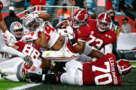 Watch top teams from the acc, big ten and more on espn, abc, btn, fox, cbs. Alabama Football Crushing Ohio State In College Football Championship