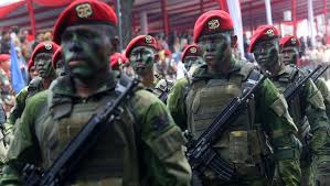 Baret hijau dengan lambang kartika eka paksi digunakan satuan di lingkup mabesad, makodam, badan pelaksana (kecuali badan pelaksana yang memiliki baret corps/kecabangan), dan satuan teritorial. Inilah Perbedaan Grup 1 Grup 2 Dan Grup 3 Kopassus