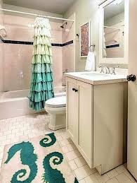 For adding visual height and to make your bathroom look larger and spacious, hang the bathroom shower curtains ideas as fabric from the ceiling. Coastal Beach Shower Curtains To Bring Ocean Side Serenity To Your Bathroom Coastal Decor Ideas Interior Design Diy Shopping