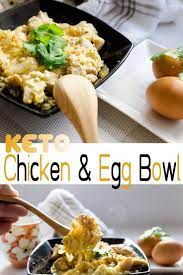 Authentic Japanese Chicken Egg Bowl Oyakodon Lowcarbingasian Recipe Egg Bowl Chicken Eggs Recipes