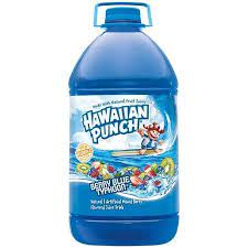 Hawaiian Punch Berry Blue Typhoon Flavored Juice Drink 1 Gal 2 Wal Mart Baby Shower Punch Blue Punch Baby Shower Food
