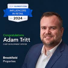 Let's hear it for our Chief Development Officer Adam Tritt, an ALM Globe  St. Influencer in Retail Real Estate for 2024! As a forward-thinking leader  of major transformations across our U.S. retail