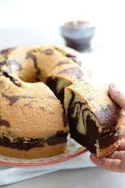 Gateau Mousseline Marbre Marble Chiffon Cake Gateau Mousseline Recette Dessert Gateau Nature