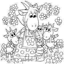 Goat And Goatlings Fairy Tale Wolf And 7 Kids Of Natalyart Royalty Free Stock Photo 20432878 On Fotolia Com Fairy Tales Coloring For Kids Coloring Books