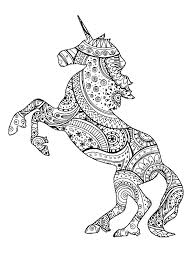 Coloriage mandala cheval en ligne conventiongymvolontaire. Coloriage Licorne Mandala Gratuit 18 Superbes Dessins A Imprimer
