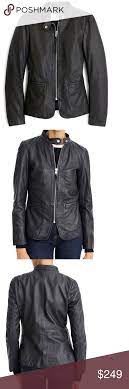 J Crew Peplum Leather Jacket Peplum Leather Jacket Leather Jacket Jackets