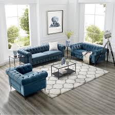 Anderson 48 inch square large button tufted chesterfield leather ottoman. Thumbnail 2 Chesterfield Sofa Living Room Living Room Sets Ottoman In Living Room