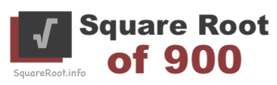 In mathematics, a square root of a number x is a number y such that {{{1}}}; Square Root Of 900 900