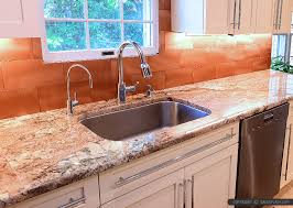 Pet+pu glue 1,158 copper backsplash kitchen products are offered for sale by suppliers on alibaba.com, of which mosaics accounts for 8%, tiles accounts for 1. Copper Backsplash Ideas With Kitchen Granite Countertops Interior Design Blogs