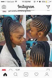 Pin By A Natural Vibe On Hair Braided Ponytail Hairstyles Hair Styles Natural Hair Styles