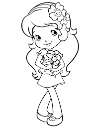 Mewarnai gambar pohon dan buah. Strawberry Shortcke