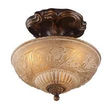 Flush mount lighting sits flush with your ceiling to create a seamless light across your space. Titan Lighting 3 Light Golden Bronze Ceiling Semi Flush Mount Light Tn 10132 The Home Depot Semi Flush Ceiling Lights Elk Lighting Semi Flush Mount Lighting