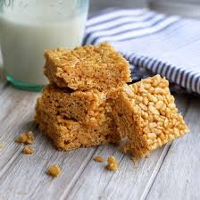 Peanut Butter Rice Crispy Treats With No Marshmallows Detoxinista Recipe Rice Krispie Treats Crispy Treats Peanut Butter Rice Krispie Treats