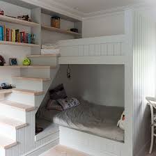 Peaceful pastel blue themed bedroom for twin girls. Shared Sibling Bedrooms Which Are Cool And Uncluttered Ideal Home