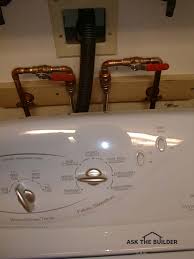 Water seeps through those cracks, resulting in a leaking shower head. Washing Machine Water Valve Stuck