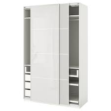 Kupit Paks Garderob Belyj Hokksund Svetlo Seryj 150x66x236 Sm Po Vygodnoj Cene V Internet Magazine Ikea In 2020 Pax Wardrobe Ikea Pax Wardrobe Ikea Pax