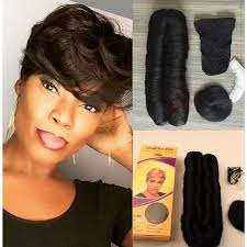 Bride hairstyles for short hair. New Arrive Short 27 Pieces Bump Human Hair Weave With Free Closure And Shower Cap 100 Virgin In Hair Extensions Wish
