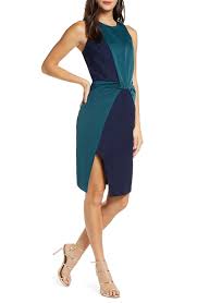 Free Shipping And Returns On Harlyn Colorblock Drape Cocktail Dress At Nordstrom Com P C Cocktail Dresses Online Womens Cocktail Dresses Cocktail Dress Party