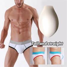 Safety Men Bulge Pouch Pad Enhancer Cup Pouch Sponge Pad Frontal Protection  Breathable Inner Brief Pad