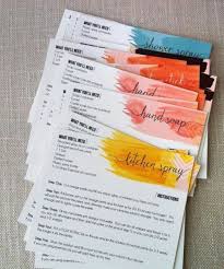 Pin On Recipe Card Design